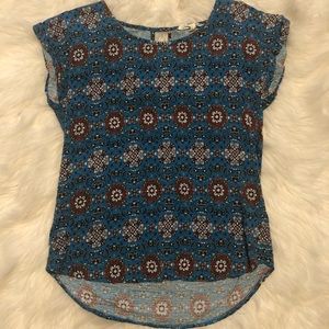 Blue mandala T-shirt